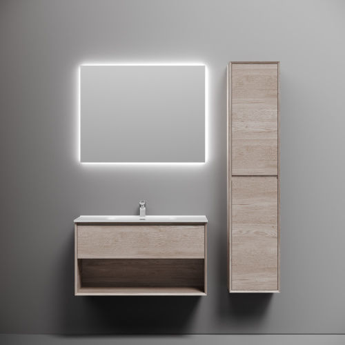 Тумба под раковину Sancos Marmi 1.0 MR1.090EG 90х40 подвесная цвет коричневый - фото 2